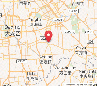 Map of Qingyundian, Beijing