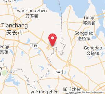 Map of Qinlan, Anhui