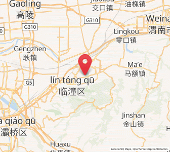 Map of Qinling Jieban, Shaanxi