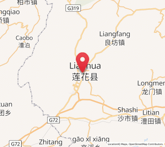 Map of Qinting, Jiangxi