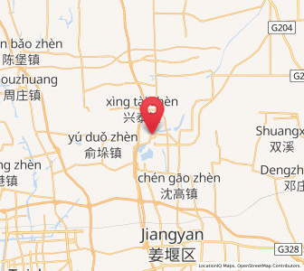 Map of Qintong, Jiangsu