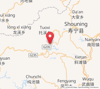 Map of Qinyang, Fujian