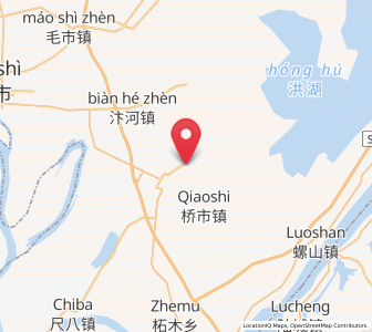 Map of Qipan, Hubei
