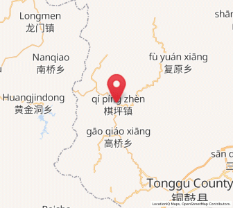 Map of Qiping, Jiangxi