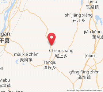 Map of Qiqin, Jiangxi