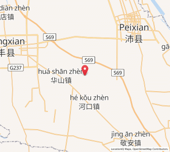 Map of Qishan, Jiangsu