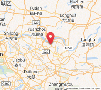 Map of Qishi, Guangdong