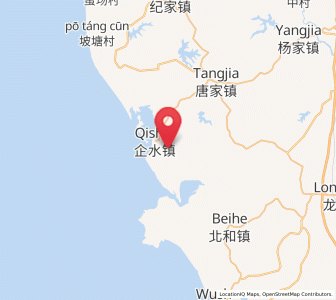 Map of Qishui, Guangdong