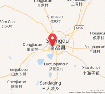 Map of Qitai, Inner Mongolia
