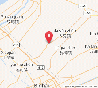 Map of Qitao, Jiangsu