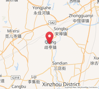 Map of Qiting, Hubei