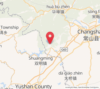 Map of Qiuchuan, Zhejiang