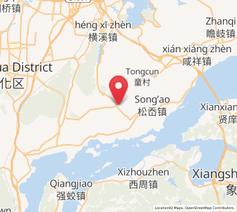 Map of Qiucun, Zhejiang