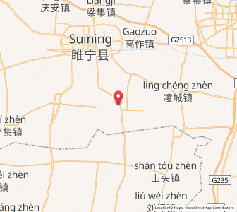 Map of Qiuji, Jiangsu