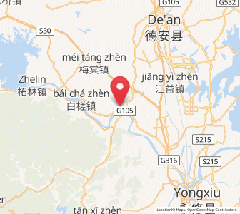 Map of Qiujin, Jiangxi