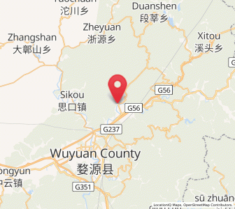 Map of Qiukou, Jiangxi