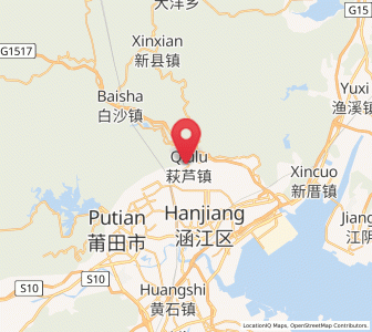 Map of Qiulu, Fujian