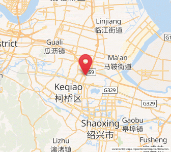 Map of Qixian, Zhejiang