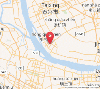 Map of Qixu, Jiangsu
