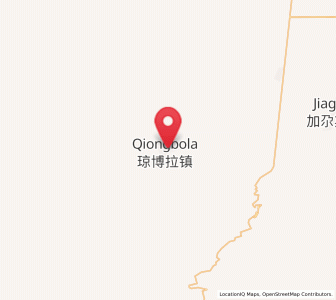 Map of Qong Bora, Xinjiang