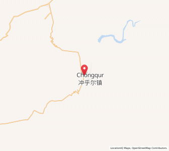 Map of Qongkur, Xinjiang