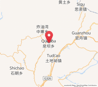Map of Quanba, Guizhou