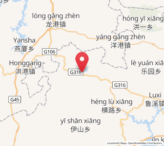 Map of Quankou, Jiangxi