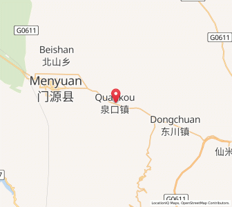 Map of Quankou, Qinghai