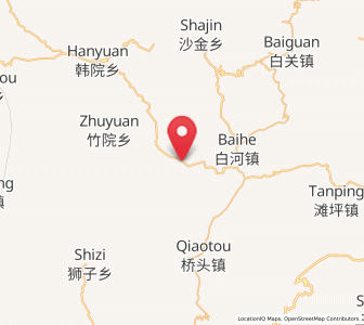 Map of Quanshui, Gansu