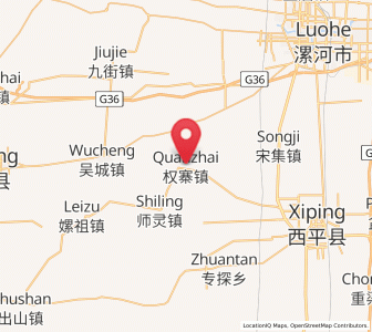 Map of Quanzhai, Henan