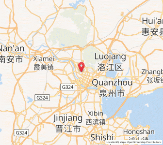 Map of Quanzhou, Fujian