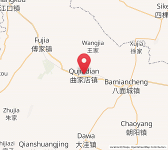 Map of Qujiadian, Liaoning