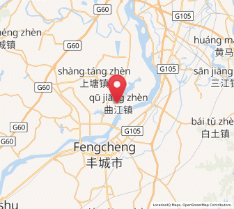 Map of Qujiang, Jiangxi