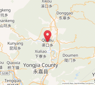 Map of Qukou, Zhejiang