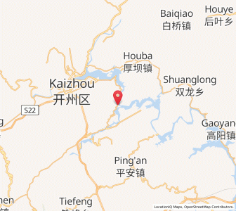 Map of Qukou, Chongqing