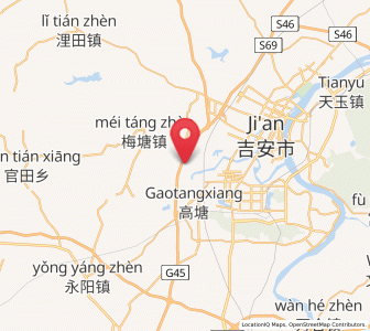 Map of Qulai, Jiangxi