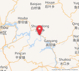 Map of Quma, Chongqing