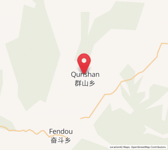 Map of Qunshan, Heilongjiang