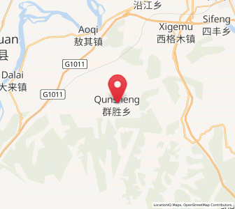 Map of Qunsheng, Heilongjiang