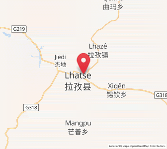 Map of Quxar, Tibet