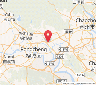 Map of Quxi, Guangdong