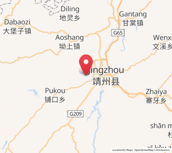 Map of Quyang, Hunan