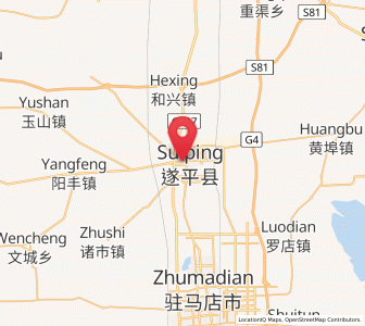 Map of Quyang, Henan