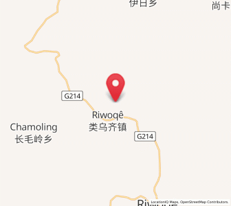 Map of Racaka, Tibet