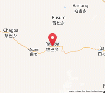 Map of Ramba, Tibet