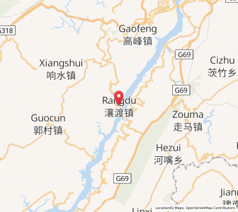 Map of Rangdu, Chongqing