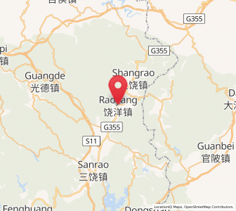 Map of Raoyang, Guangdong