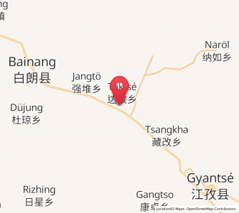 Map of Rasog, Tibet