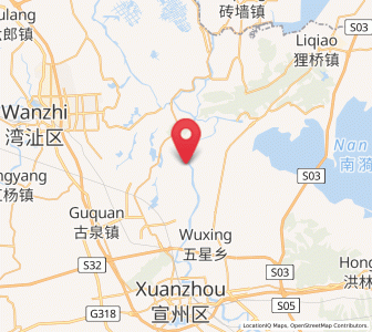 Map of Rencunwan, Anhui