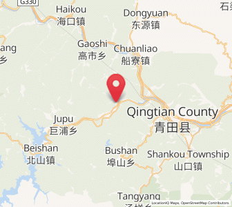 Map of Rengong, Zhejiang